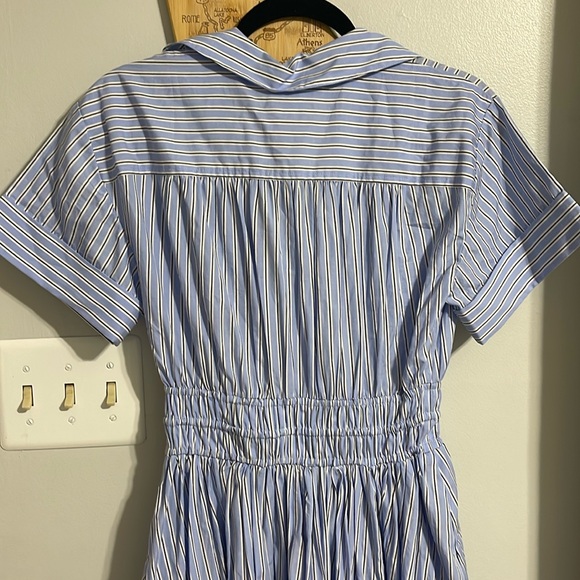 J. Crew Light Blue Striped Midi Dress - Picture 5 of 10